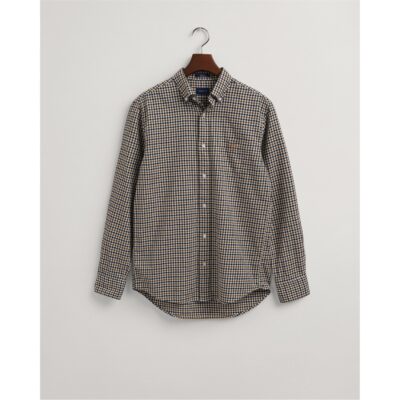 Gant Gant Twill Gingham Shirt Mens