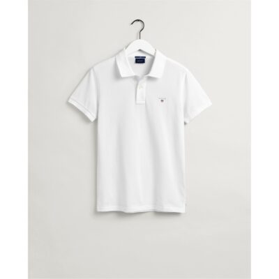 Gant Gant Pique Short Sleeve Rugger Polo Mens