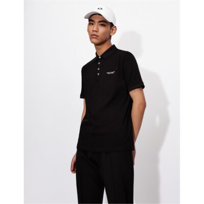 Armani Exchange Jersey Cotton Polo Shirt