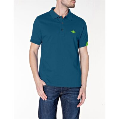 Replay Replay Embroidered Logo Polo Shirt Mens