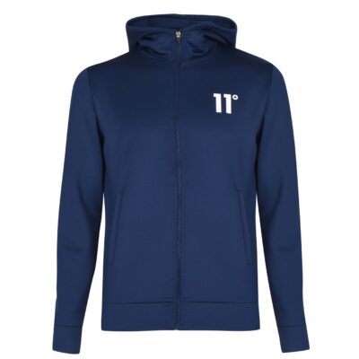 11 Degrees Core Poly Full Zip Hoodie