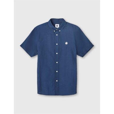 Pretty Green PG Linen SS Shirt Sn33