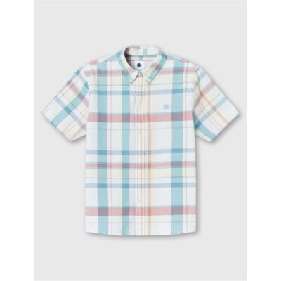 Pretty Green PG Pastel Check SS S Sn33