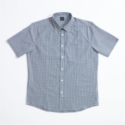 Fabric Short Sleeve Poplin Shirt