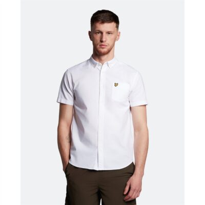 Lyle and Scott Short Sleeve Oxford Shirt