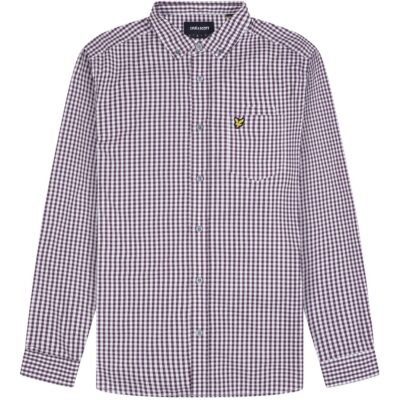 Lyle and Scott Long Sleeve Gingham Shirt