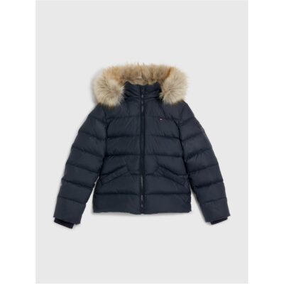 Tommy Hilfiger Essential Down Fur Hood Jacket Junior