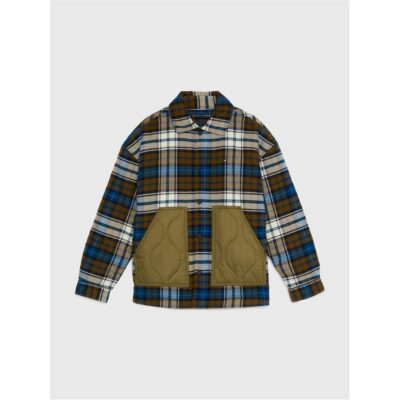 Tommy Hilfiger Tartan Overshirt Juniors