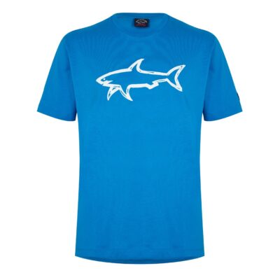 Paul And Shark Textured Shark Graphic T-Shirt