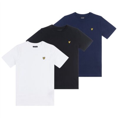 Lyle and Scott 3 Pack Tee Jn99