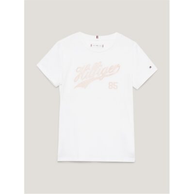 Tommy Hilfiger Glitter Script T-Shirt Juniors