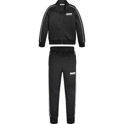 Calvin Klein Jeans Piping Logo Zip Through Tracksuit