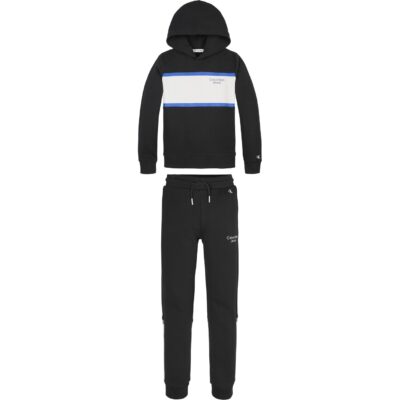 Calvin Klein Jeans Stack Logo Colour Block Set Tracksuit