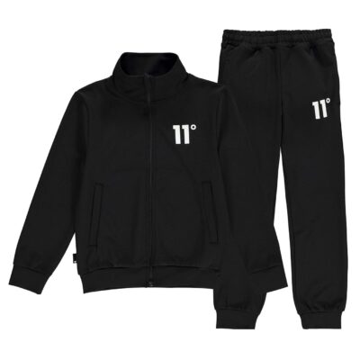 11 Degrees Poly Zip Track Suit