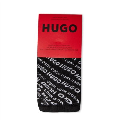 Hugo Hugo 2-Pack Swirly Crew Socks