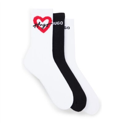 Hugo Pack Lover Crew Socks Ladies