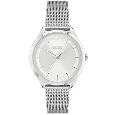 Boss Ladies BOSS Pura Stainless Steel Mesh Strap Watch