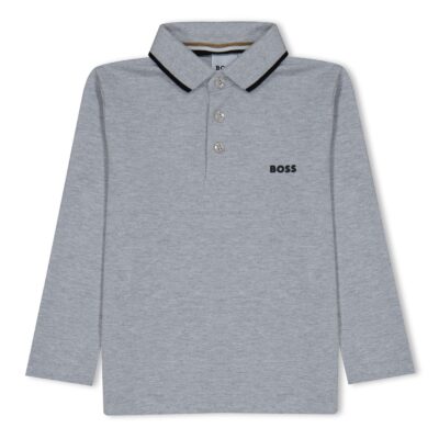 Boss Long Sleeve Polo Shirt Junior