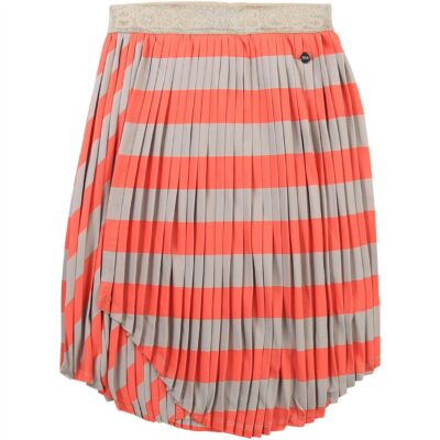 Boss Striped pleated skirt