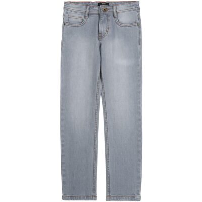 Boss Topstitched slim-fit jeans